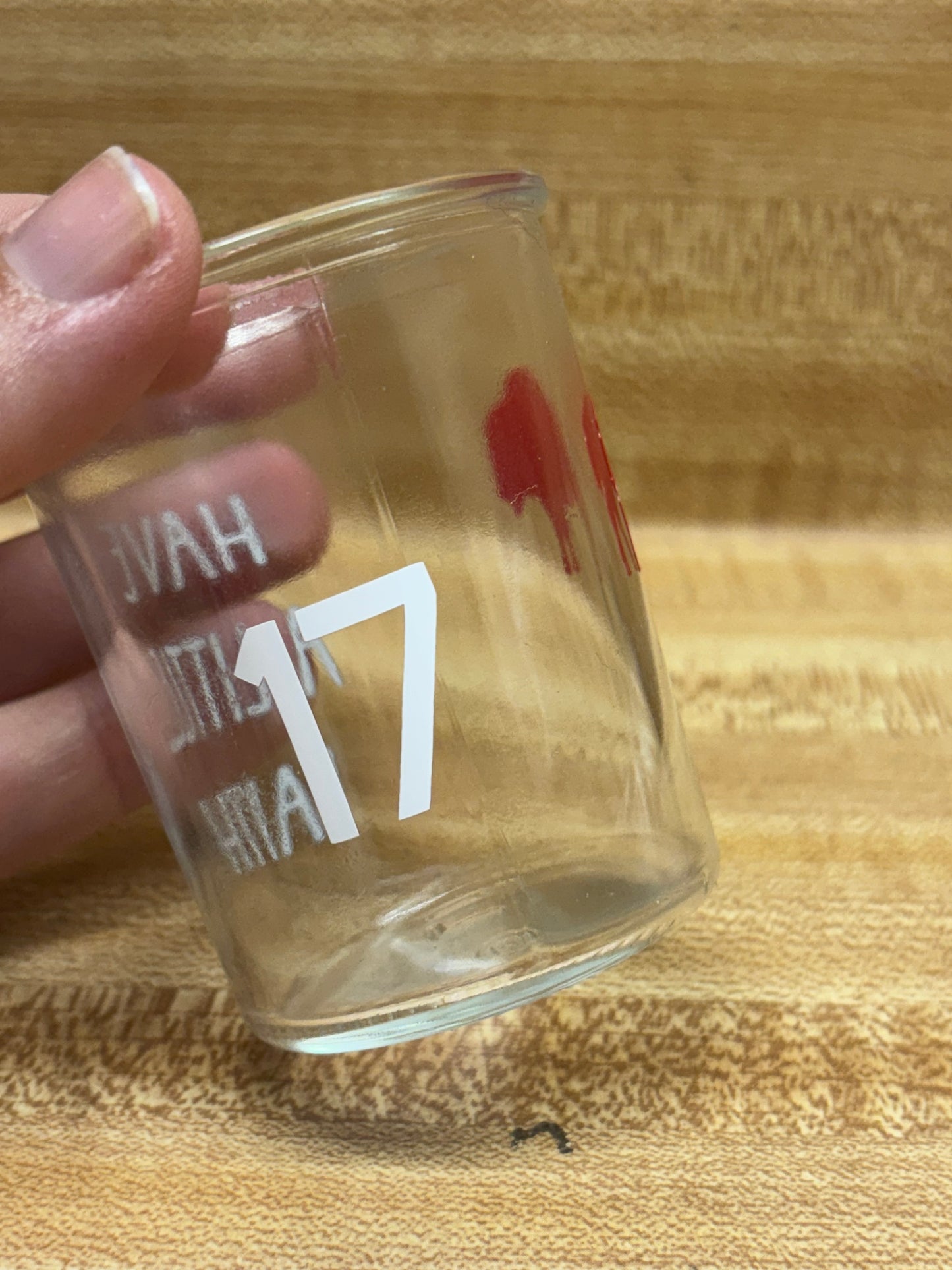 Have a little faith Buffalo Bills inspired Candle holder