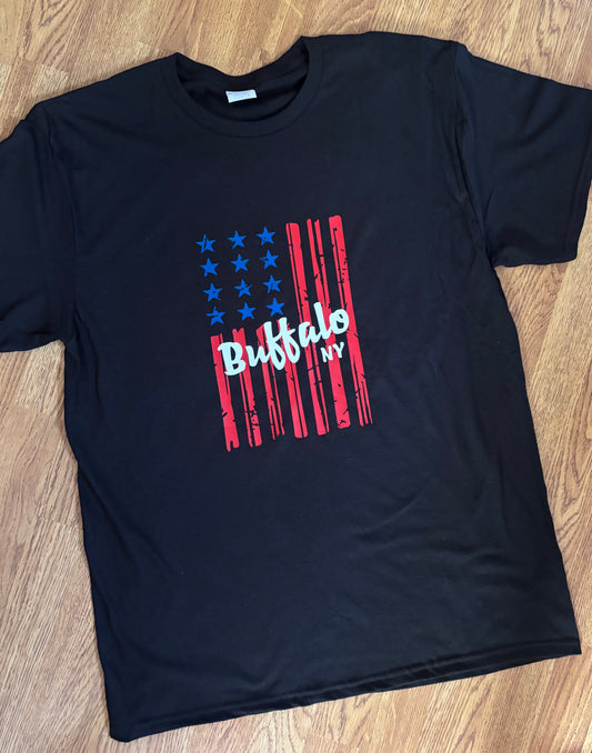 Patriotic Buffalo Tshirt